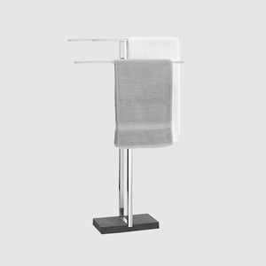 Freestanding Floor Towel Stand, Polished.