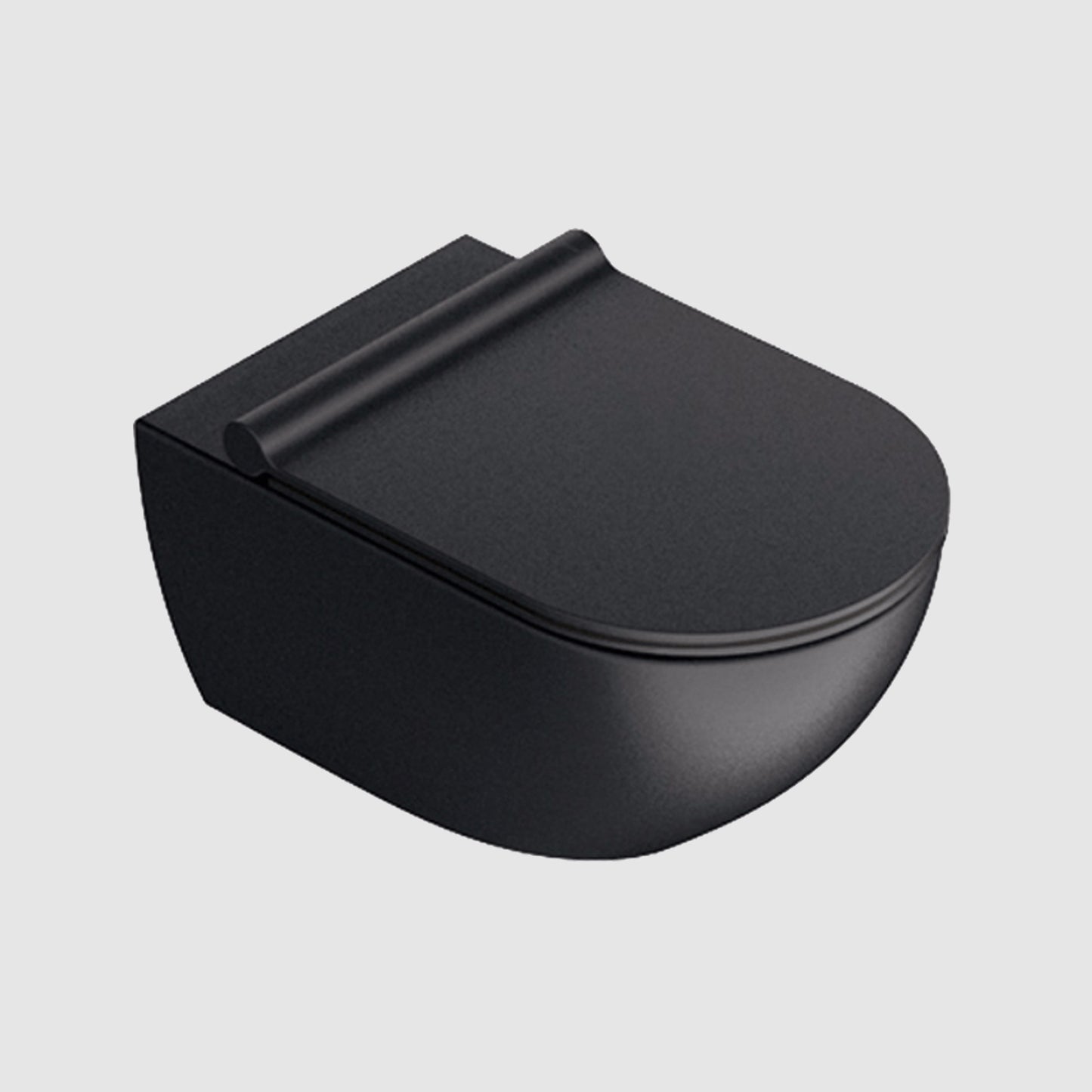Sfera Black Wall-Hung Toilet