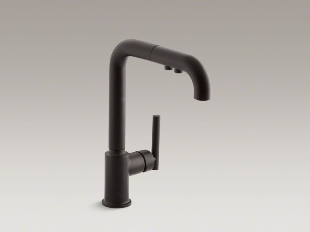 Kohler Purist Matte Black Kitchen Faucet – Roman Bath Centre