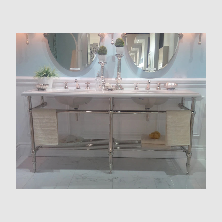 Palmer Tapered Foot Double Washstand - Legs Only