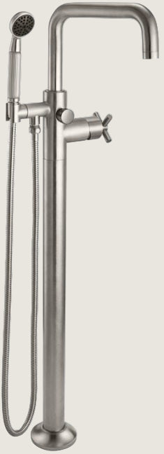 Industrial Freestanding Tub Filler