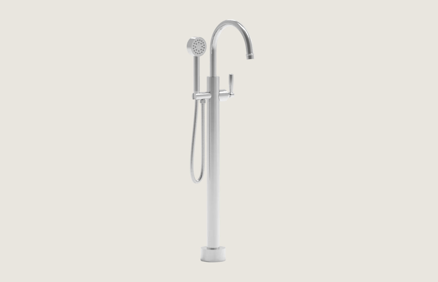Works Freestanding Tub Filler + Handshower