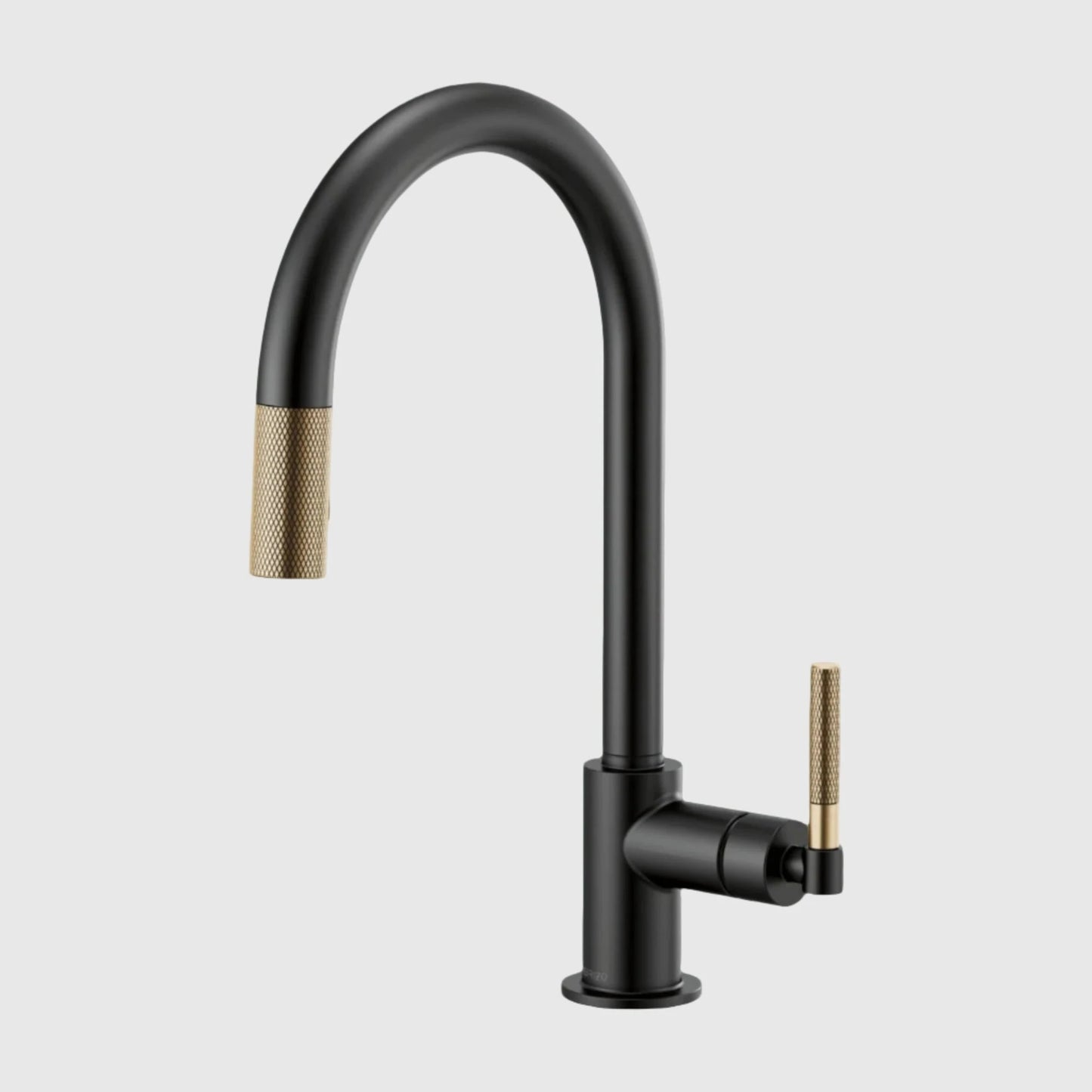 Brizo Litze Pulldown Faucet with Arc Spout and Industrial Handle - BLGL