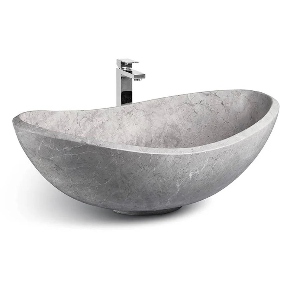 Unik Stone Ice Marble Vessel Sink