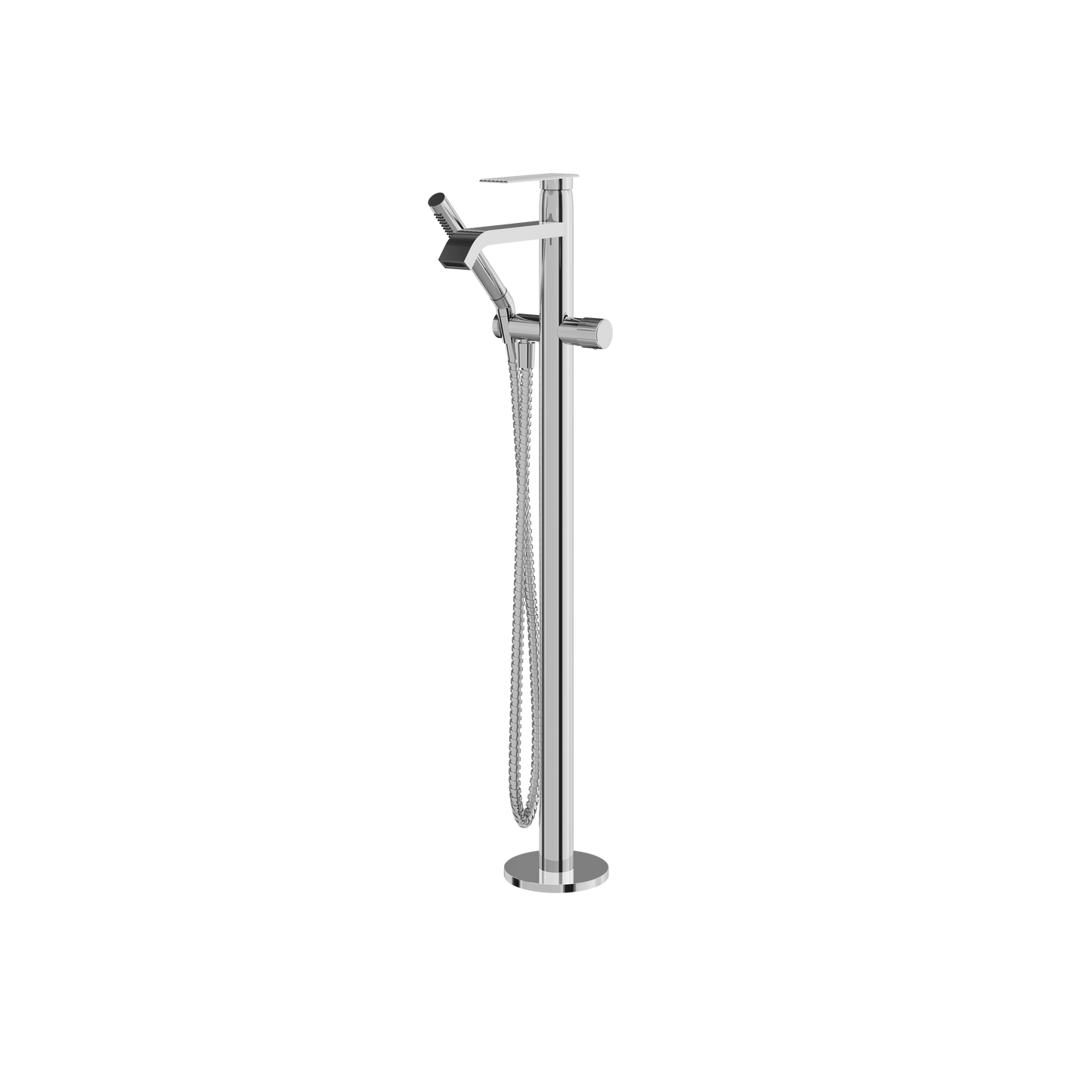 Tosca Floormount tub filler with handshower