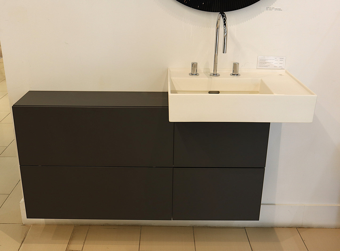 Laufen Kartell Wall Mount Vanity and Faucet