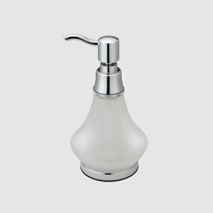 Frosted Glass/Chr Lotion Dispenser