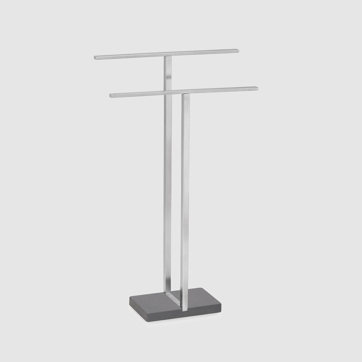 Thowing Rack 2-Arm with Stone Base Towel Rack