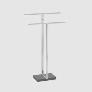 2-Arm with Stone Base Towel Rack