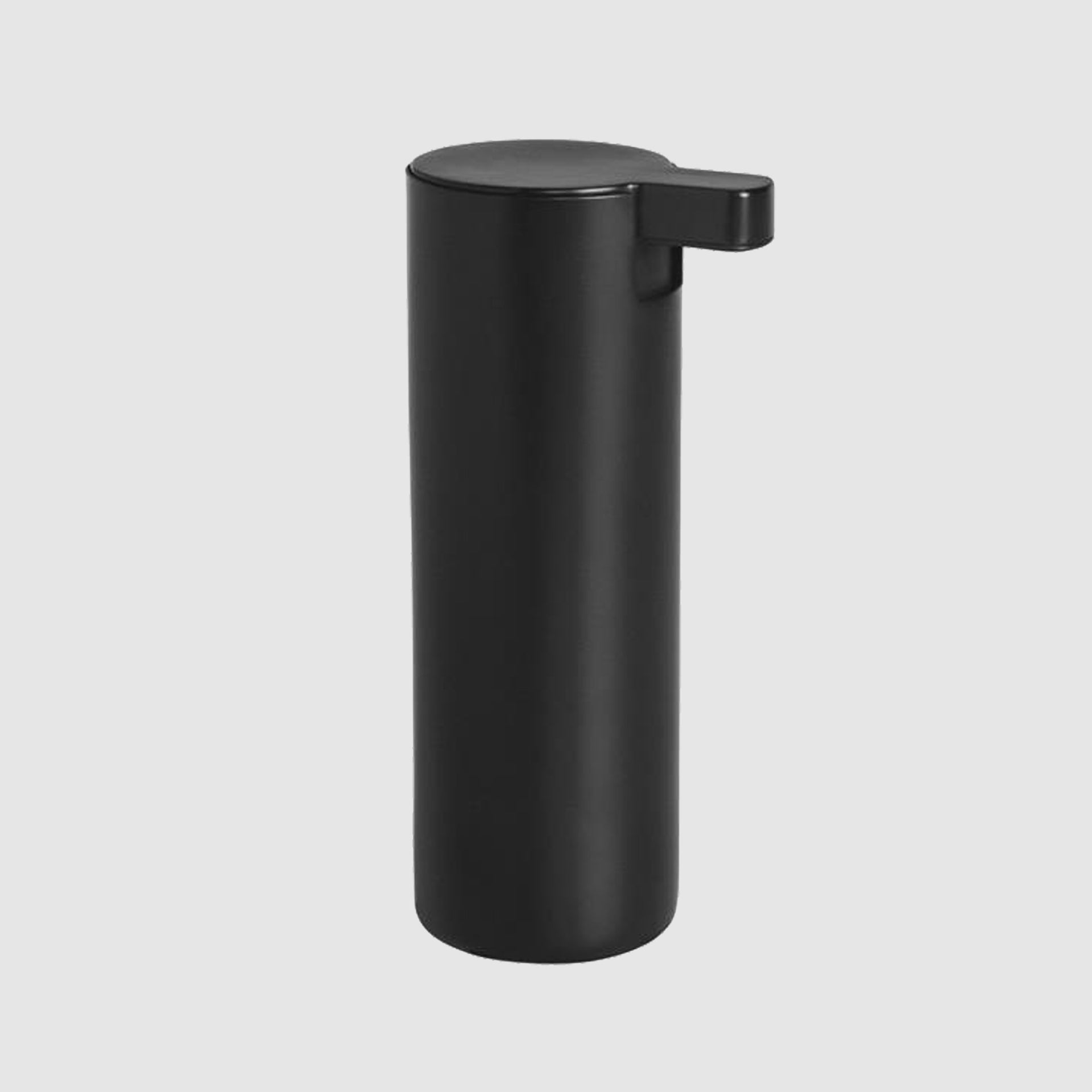 Soap dispenser, round, black