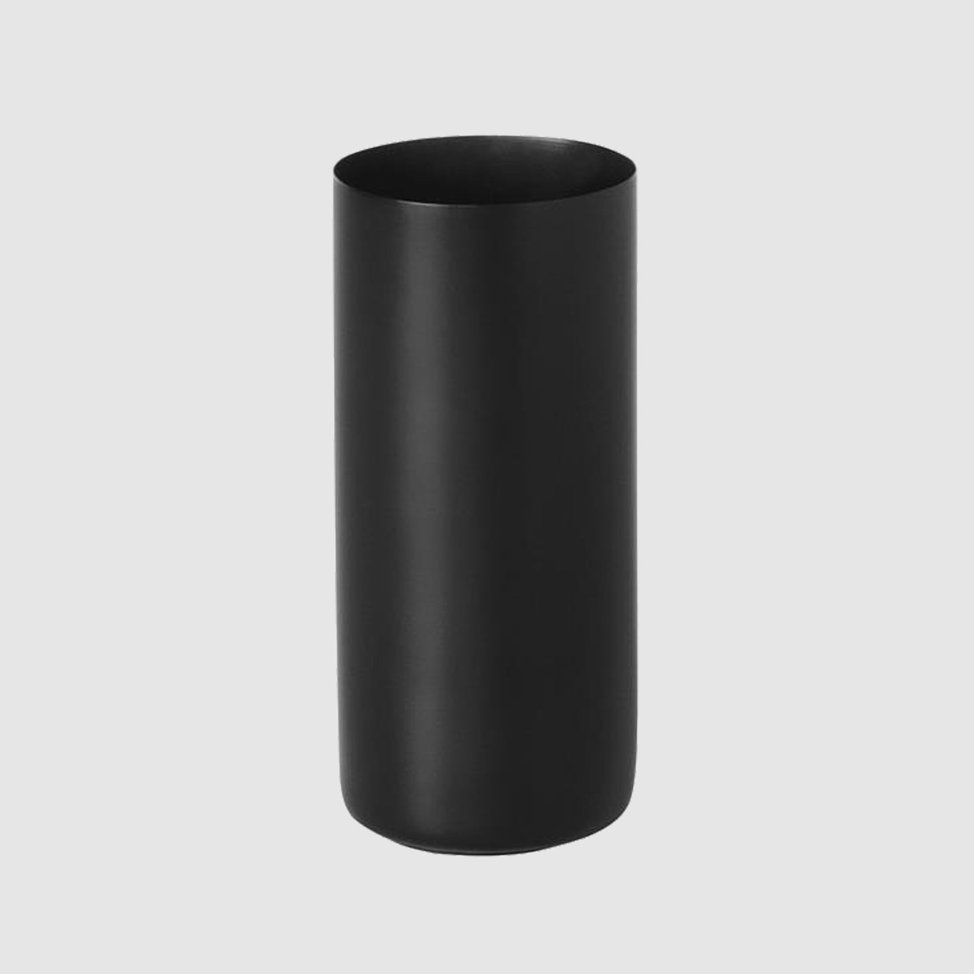Toothbrush holder, round, black