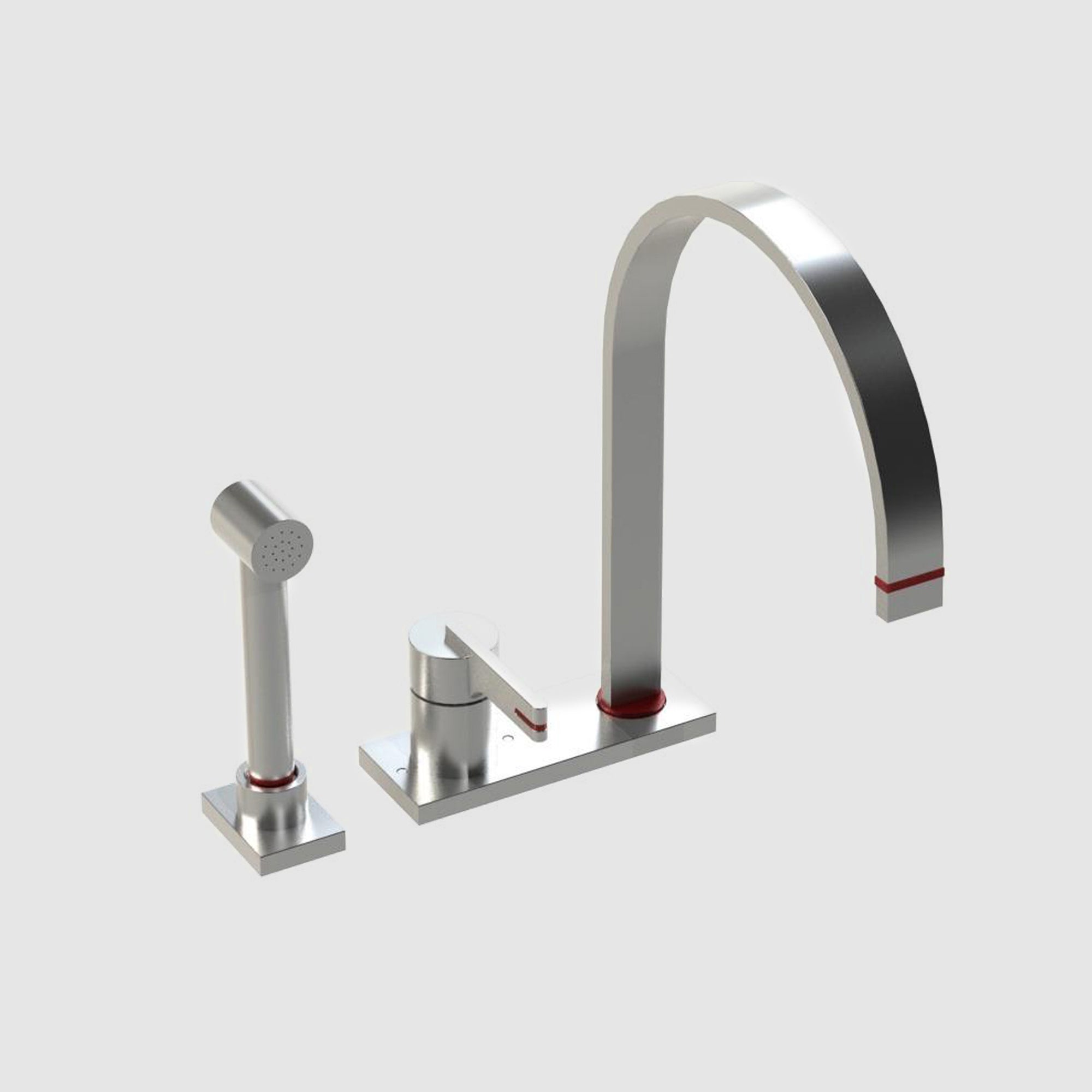 Rubinet R10 Tub Rubinet R10 With Side Spray Kitchen Faucet