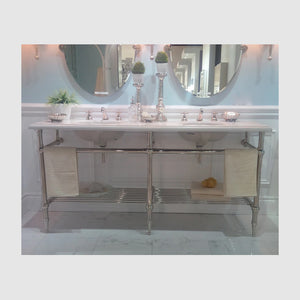 Palmer Tapered Foot Double Washstand - Legs Only
