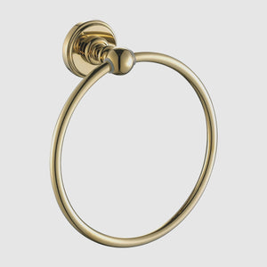 Towel Ring, Gold
