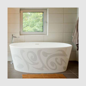 Wetstyle OVE Freestanding Bathtub in Calligraphy IMAGE-in Motifs Series